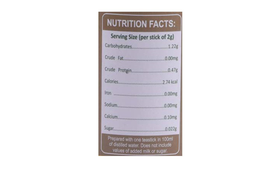 Crave Natura Green Herbal Tea Sticks    Container  40 grams